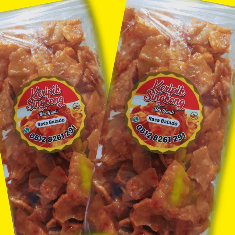 

Kripik singkong padang balado (Padang Cassava Chips)