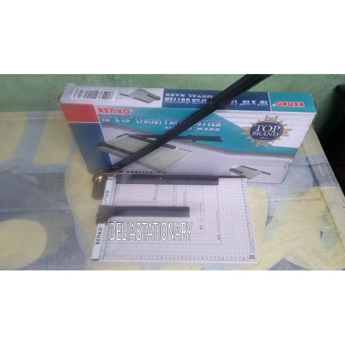 

SUPER SALE GROSIR ALAT PEMOTONG KERTAS / PAPER CUTTER F4 FOLIO MERK KENKO