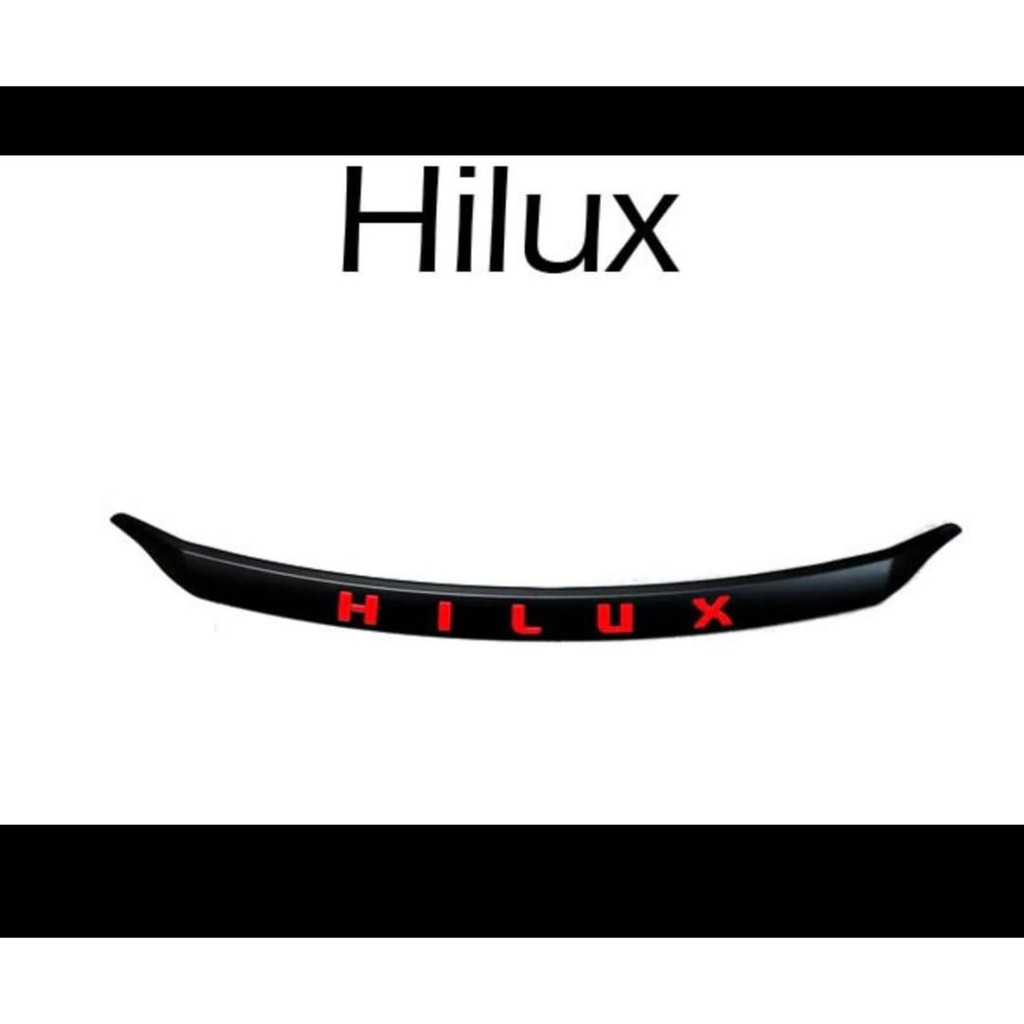 All New HILUX 2020- Lis Kap Mesin Hood Moulding Emblem Timbul Emboss