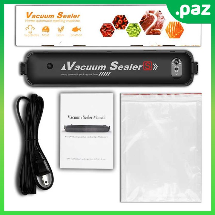 GS8 Mesin Pembungkus Plastik Makanan Vacuum 240V 80W Sealer Food Packing Elektrik Machine VOCOR