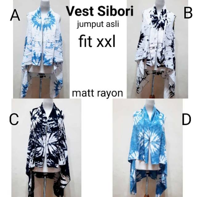 Sibori jumputan outer batik modern kekinian