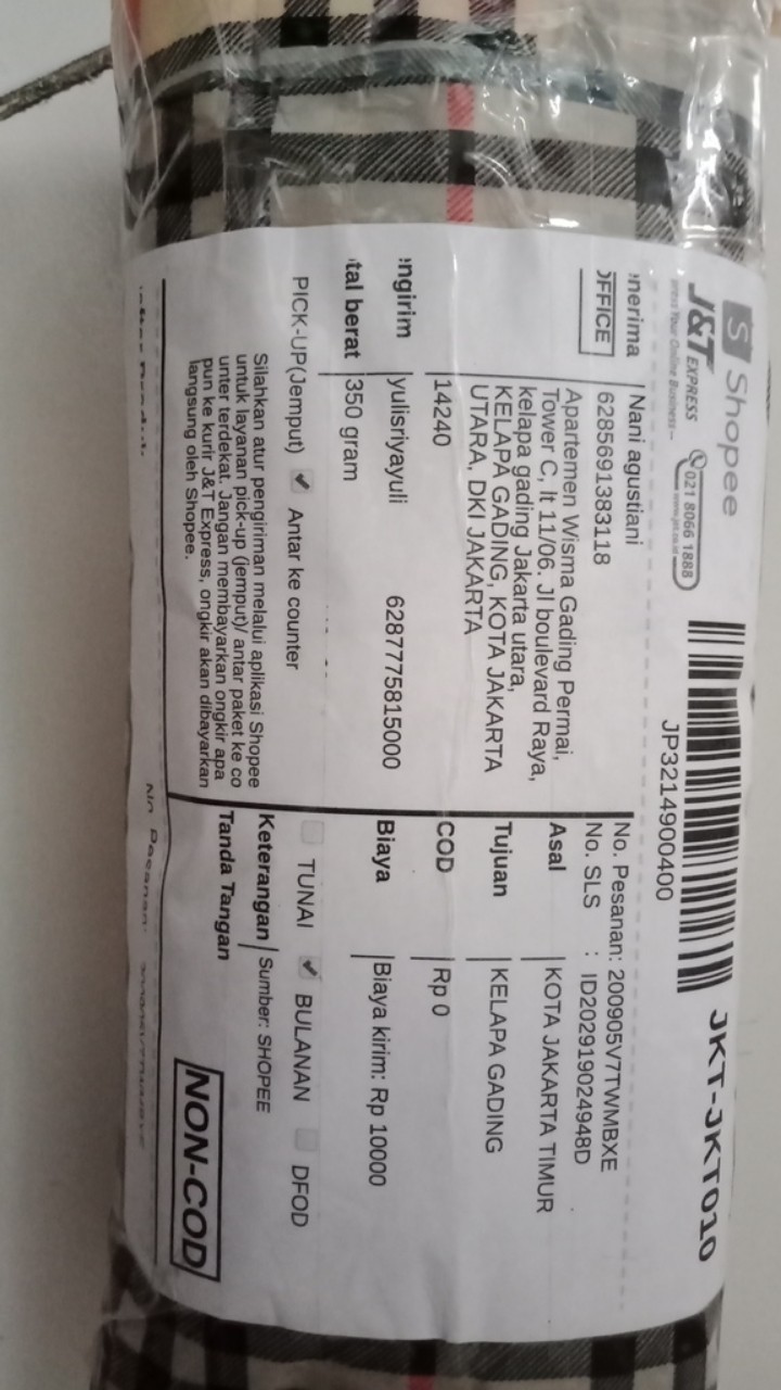 Yuli - Gamis Kencana Ungu Katun Ld 110 Cm/pb 130 Cm Batik Ku Lebel Hitam(kuh)