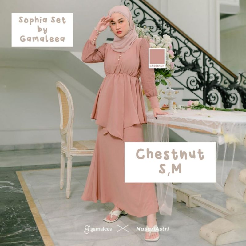 Sophia Set CHESTNUT by Gamaleea