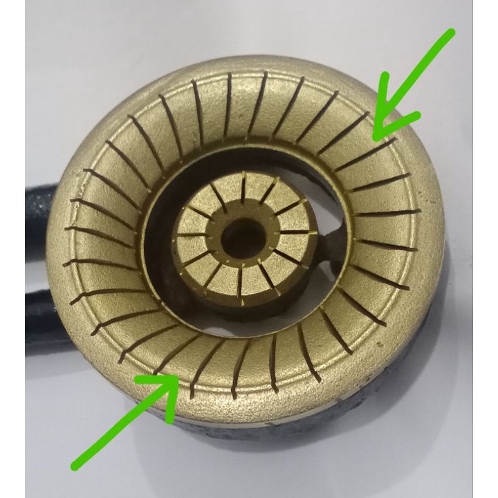 Sumbu Kompor Gas (Burner Besar) 28 Strip : Sanken,  dll