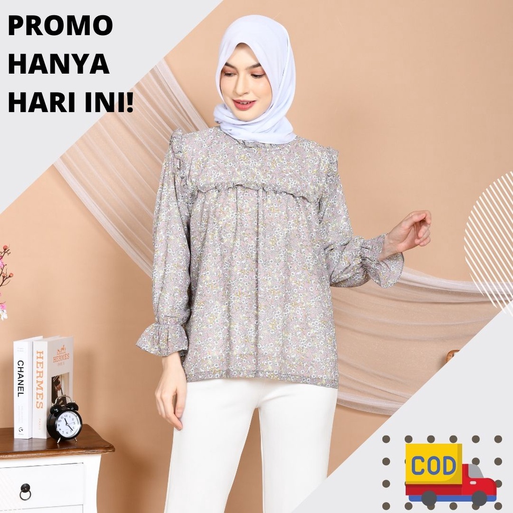 BRILEEA OFFICIAL || Fashion Baju  GHEA BLOUSE Wanita | Outfit Model Baju Perempuan Cewek Remaja Dewa