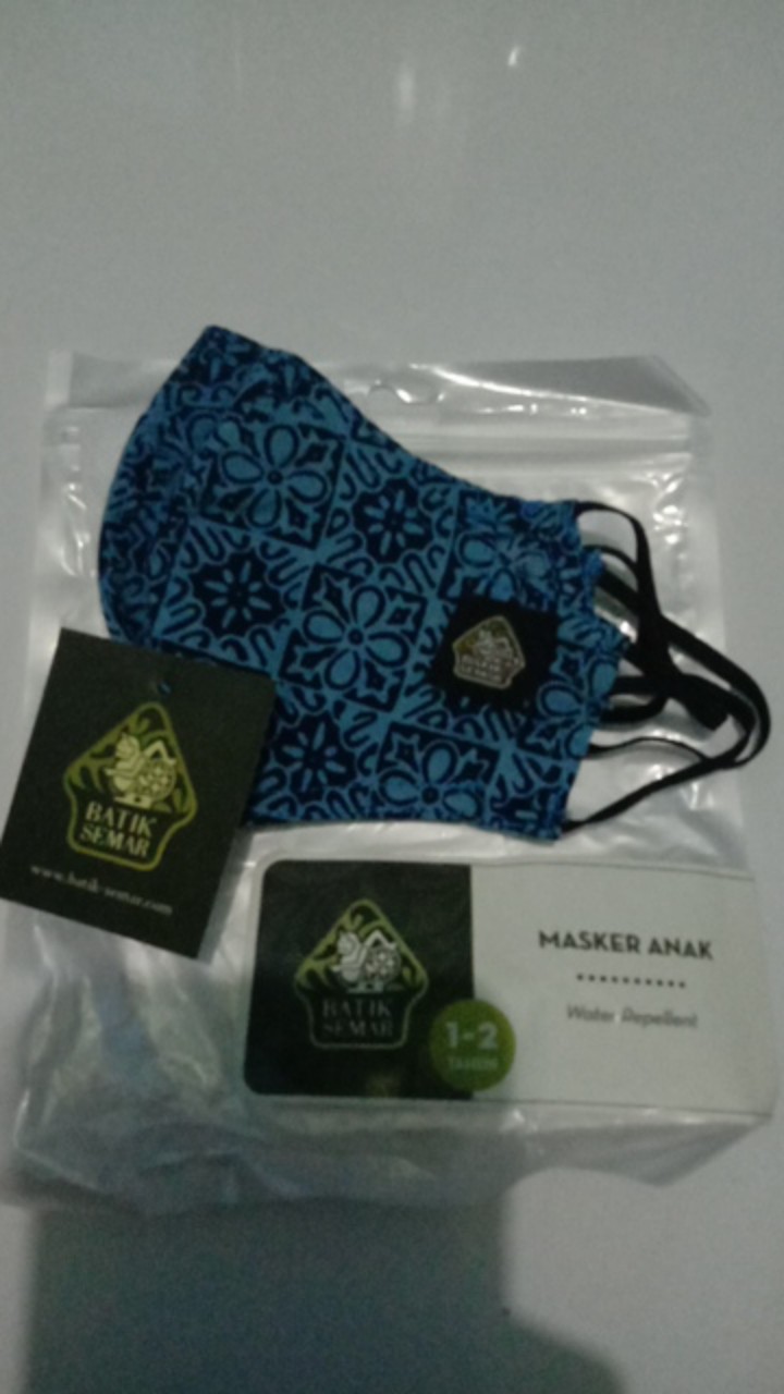 Batik Semar Masker Anak Earloop ( 1-2 Th) - Aneka Motif Batik