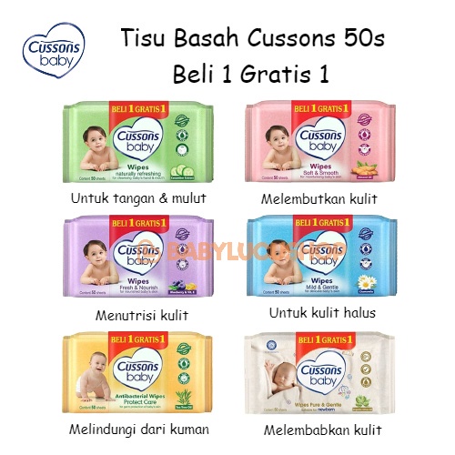 Tisu Basah Cussons 45s Beli 1 Gratis 1 Dan Wipes Pigeon Tissue Basah Tissu