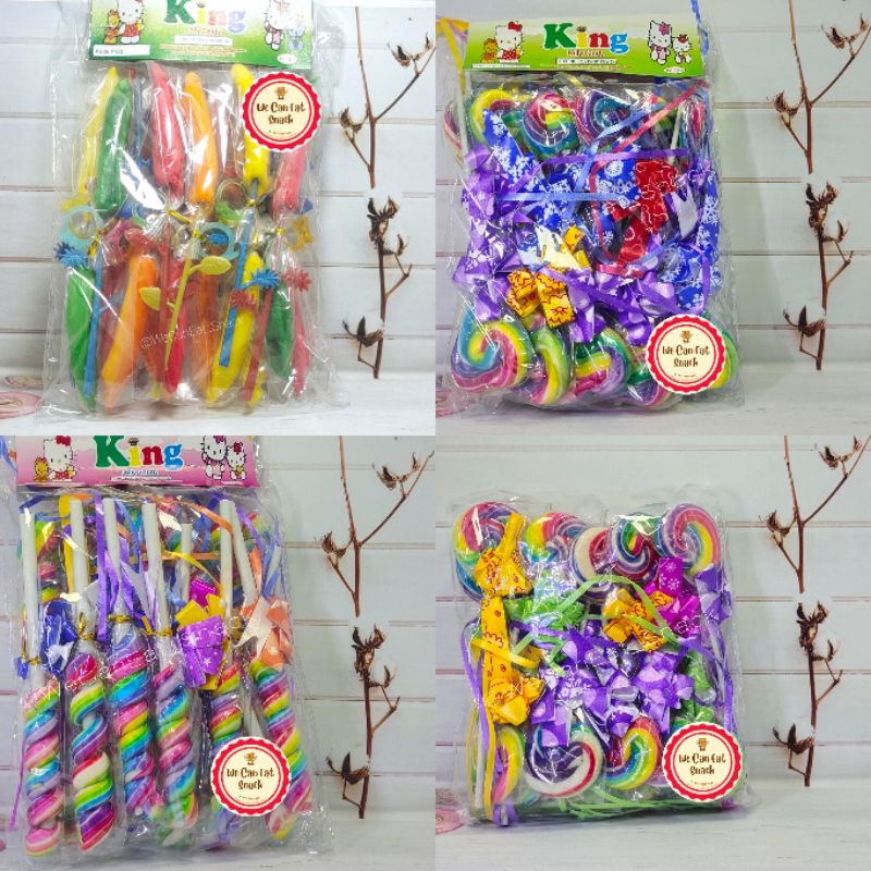 

Permen Lolipop Rainbow Pita isi 20 PCS