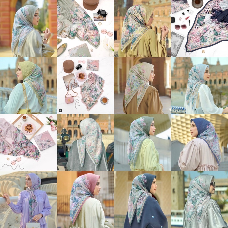 Sevilla series Buttonscarves BS