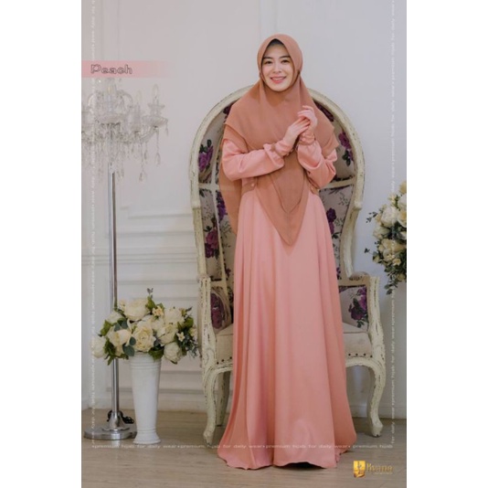 Chana Dress by kyana hijab sister of nararya premium/set khimar/set pashmina