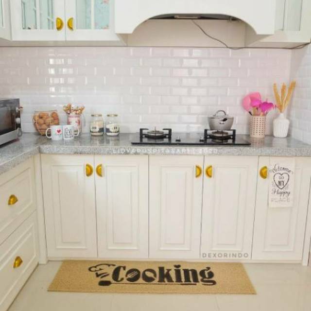 DEXORINDO - KESET COOKING PRINT - keset dapur | keset kitchen | kitchen mat