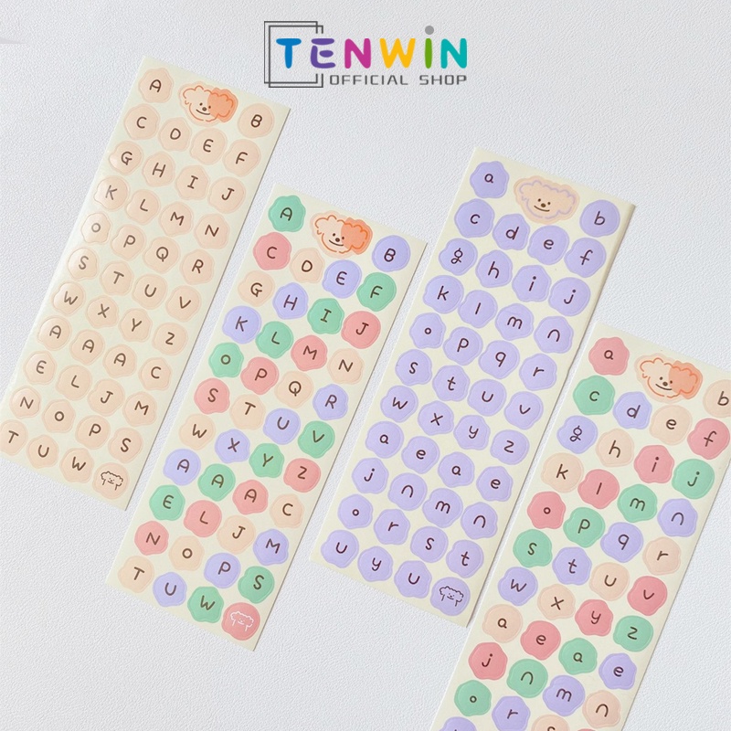 

Sticker/ Stiker alfabet /DECORATION DECO / DECO STICKER / STICKER AESTHETIC-Tenwin