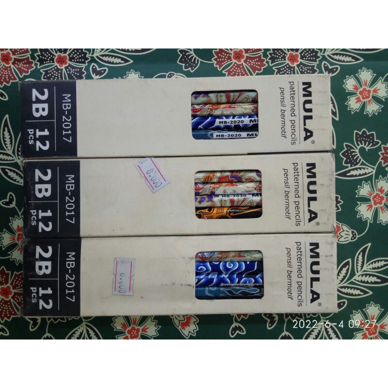 

Pensil 2B Batik / Mula MB-2017 Isi 12 Pcs