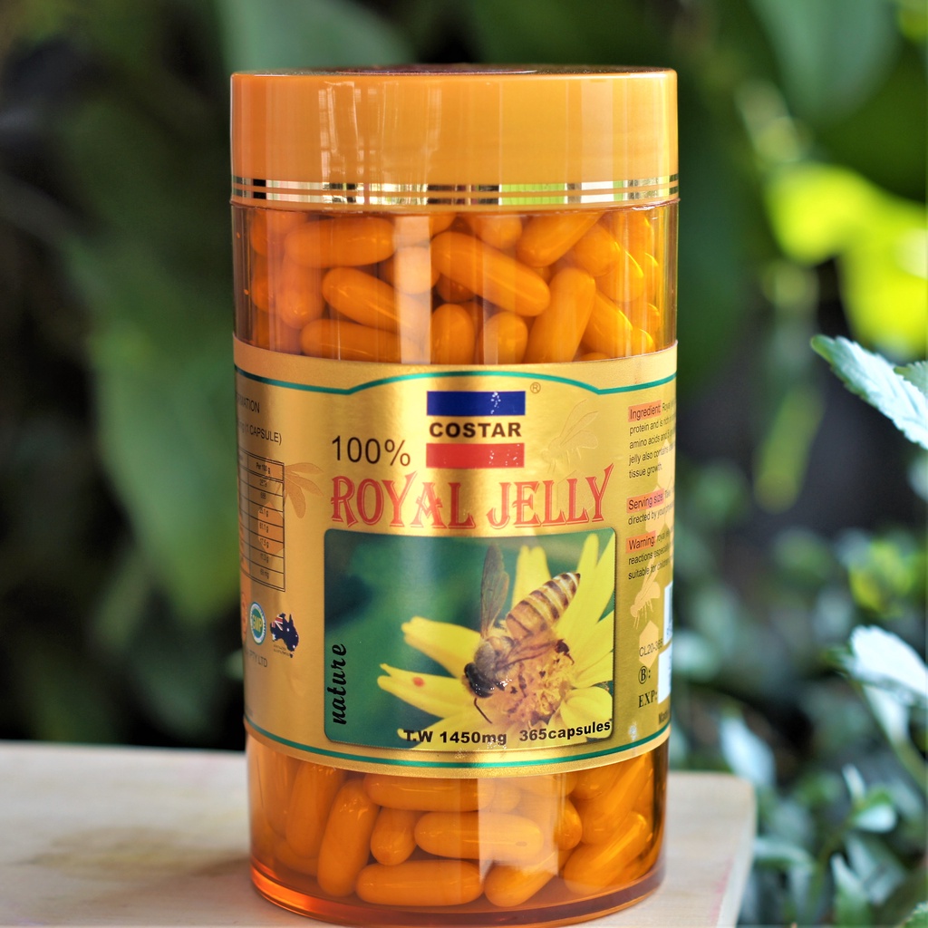 Costar Royal Jelly 1450mg 365 CAPSULES - Made In Australia