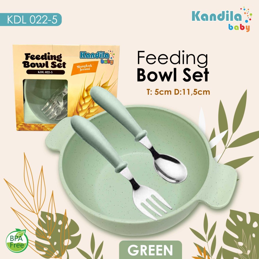 KANDILA BABY FEEDING BOWL SET