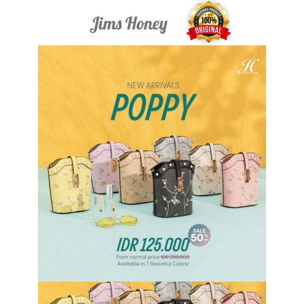 Jims Honey-Poppy bag-tas wanita-selempang-sling-tas cewe-tas perempuan-cantik-elegan-moderen-origina