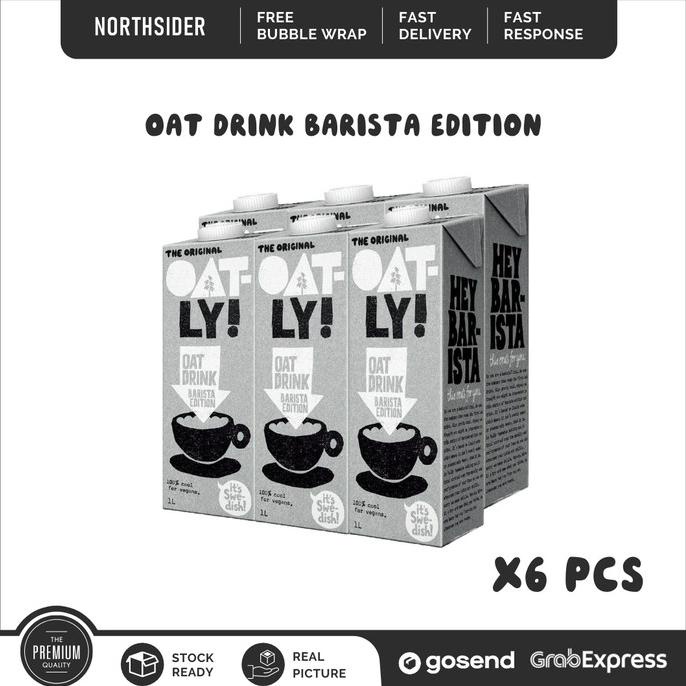 

Ready oke] OATLY OAT MILK BARISTA EDITION - 6 PCS | SUSU GANDUM VEGAN NON DAIRY