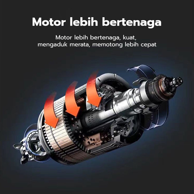 Blender HRPBJ01 PREMIUM KACA  KAPASITAS tinggi 1.5L 300watt（Bisa menghancurkan es batu）