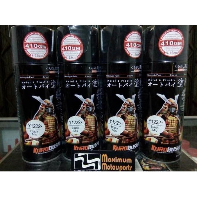Pk654006- Samurai Paint/Black Hitam Mio-Y1222*/Cat Semprot Aerosol G57L592Ts