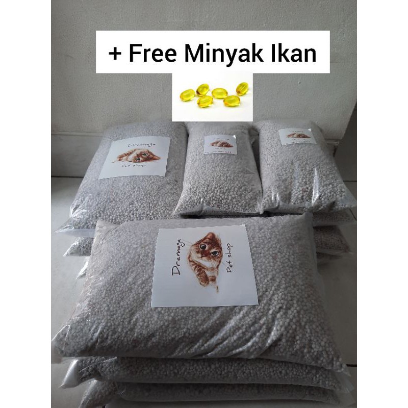 Pasir Gumpal Wangi / Pasir Kucing Bentonite Repack 1 Kg