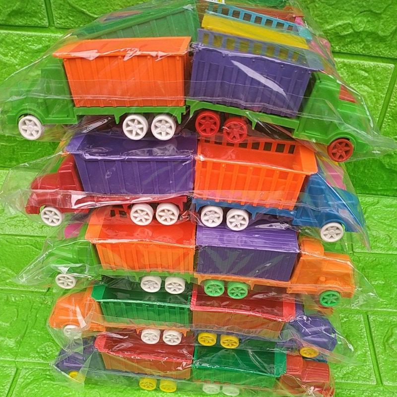 5 pcs Mainan Anak Mobil Mobilan Motif Truck Tronton Jadul Keren