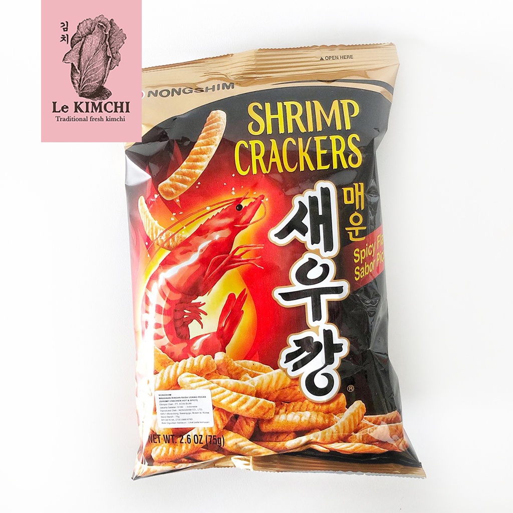 

Nongshim Shrimp Cracker HOT - Snack Pedas rasa Udang Korea - Makanan Ringan Korea