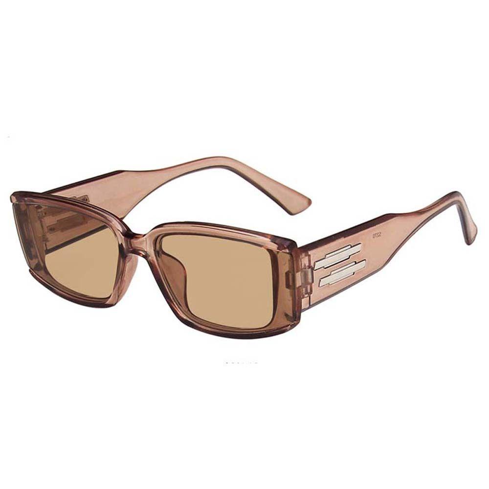 Mxbeauty Kacamata Hitam Persegi Trendy Untuk Pria Bingkai Kecil Rce Kuku Hitam Kacamata Matahari Persegi Panjang Sunglasses
