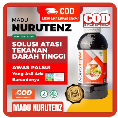 Madu Nurutenz ampuh untuk darah tinggi