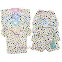 Libby Baju Celana Oblong Polkadot Besar S/M/L