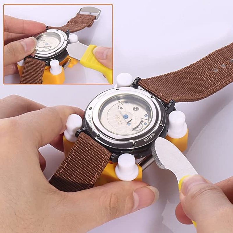 1pc Alat Pembuka Casing Belakang Jam Tangan Portable Adjustable Dengan Tempering Pin1