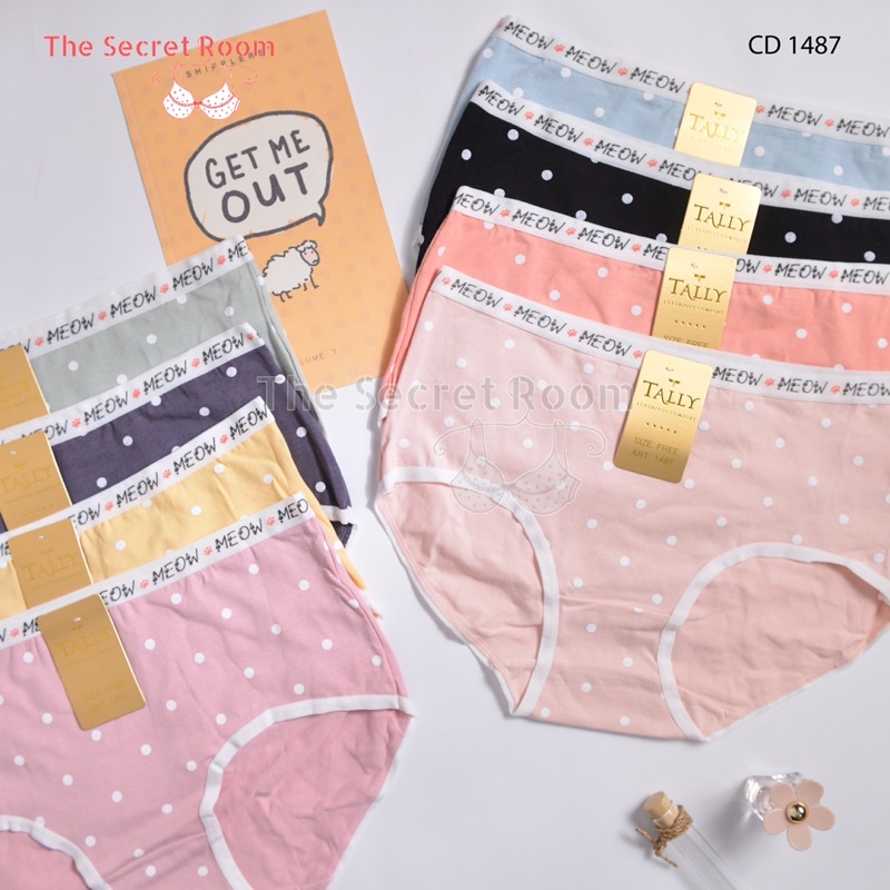 TALLY CD CELANA DALAM DEWASA / REMAJA 1487 I FREE SIZE I FIT L I BAHAN KATUN