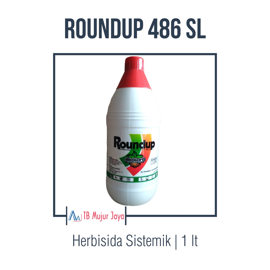 Herbisida Obat Pembasmi Rumput Sistemik Roundup 486 SL 1 Liter