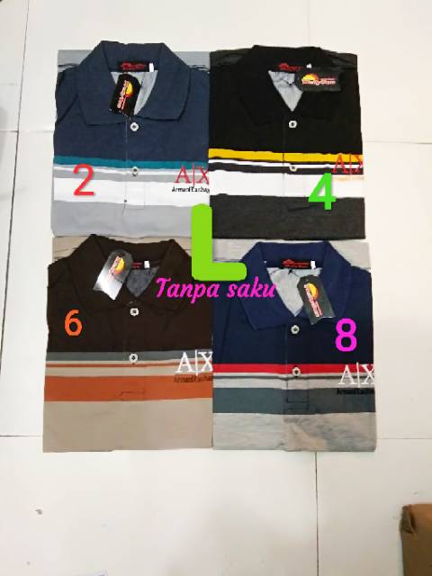  Kaos Pria Krah Salur Saku Depan XL XXL Save 46 