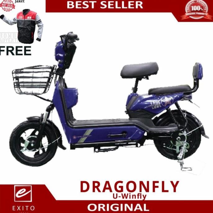 SEPEDA LISTRIK UWINFLY DRAGONFLY 2 GARANSI RESMI DFGD63546