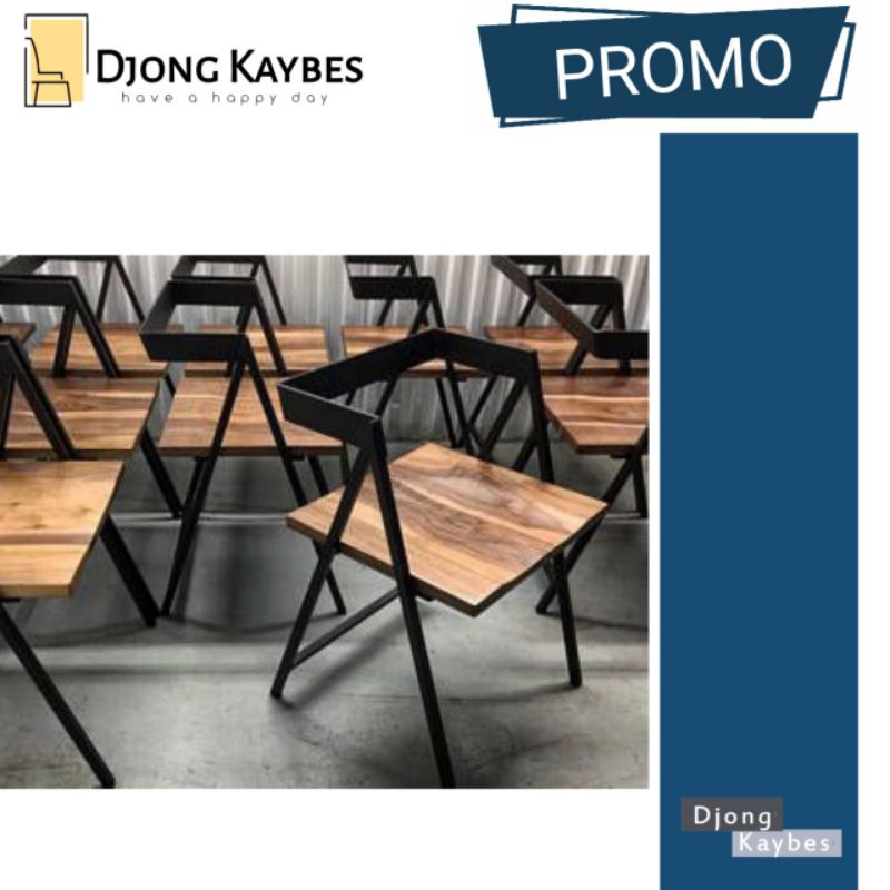 Kursi Kedai Kopi, Kursi Belajar. Djong Kaybes KB. 02. ORIGINAL.