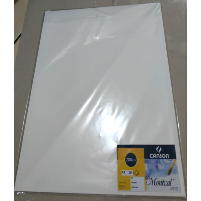 

canson montval watercolor paper A4/A5/A6 200gsm 10lembar (repack)