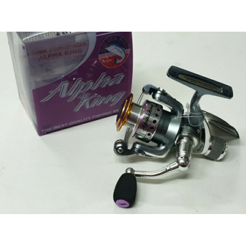 Reel GOLDEN FISH ALPHA KING (Color PURPLE / BLUE)