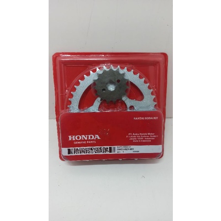 Gear set+rantai full set honda supra x 125,karisma, blade, revo