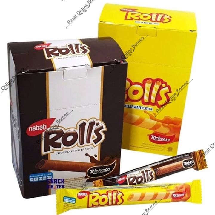 Nabati Rolls Coklat Keju