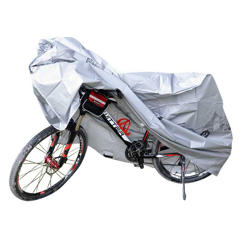 Cover Sarung Pelindung Sepeda dan Motor Matic || Peralatan Outdoor Anti hujan Barang Unik Murah Lucu - UV-2000