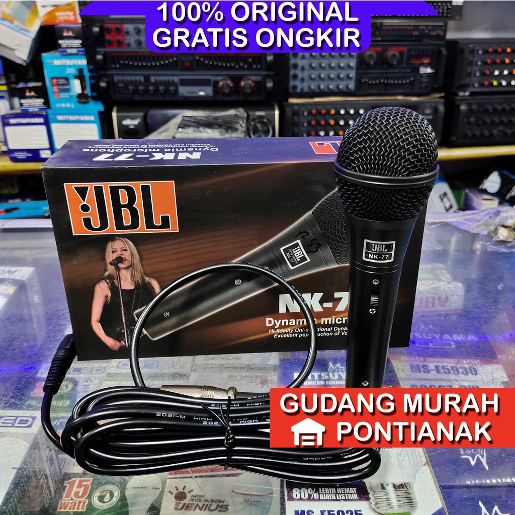 Mic JBL ORIGINAL NK77 Kualitas Bagus Jernih ASLI NK 77