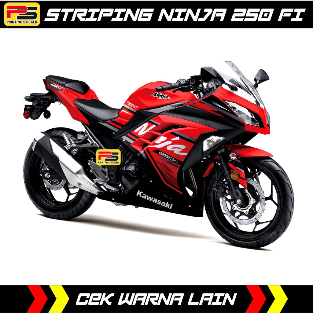 Decal Striping Ninja 250 Fi/Ninja Fi 250 Old-Lama