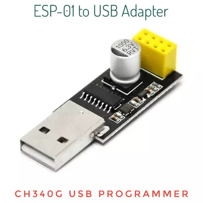 USB to Serial adaptor for ESP8266 ESP01 ESP01S USB TTL UART