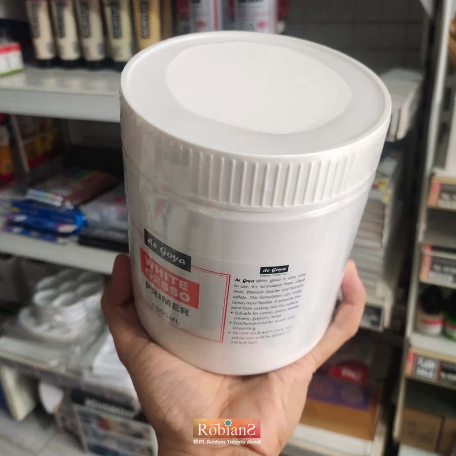 

De Goya White Gesso Primer Uk. 1000 ml