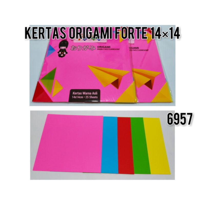 

KERTAS ORIGAMI MERK FORTE UKURAN 14X14