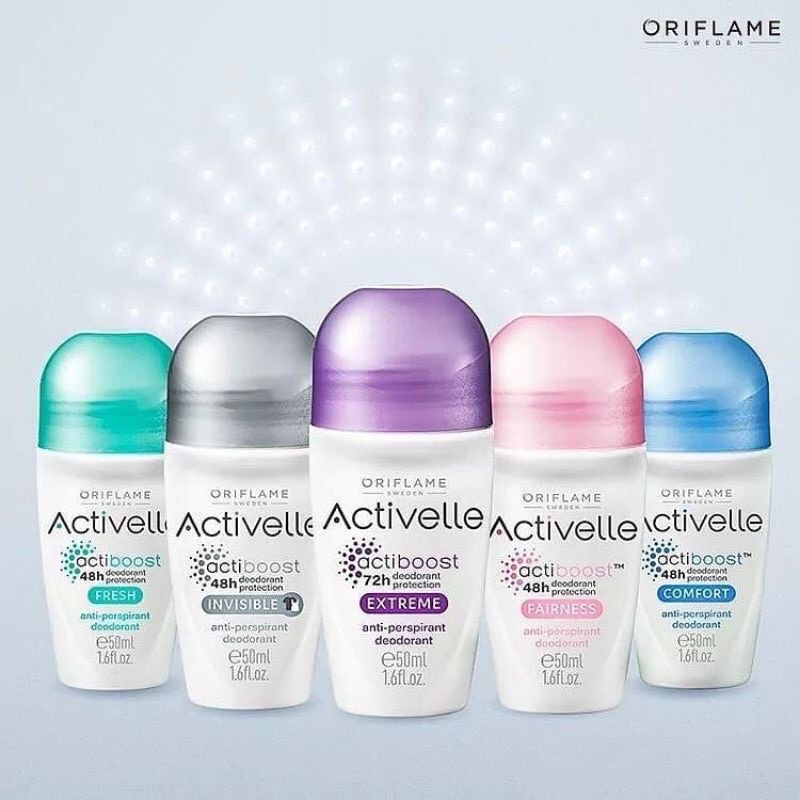 Activelle Fairness/ Extreme/ Fresh/ Comfort/ Invisible Deodorant Roll on