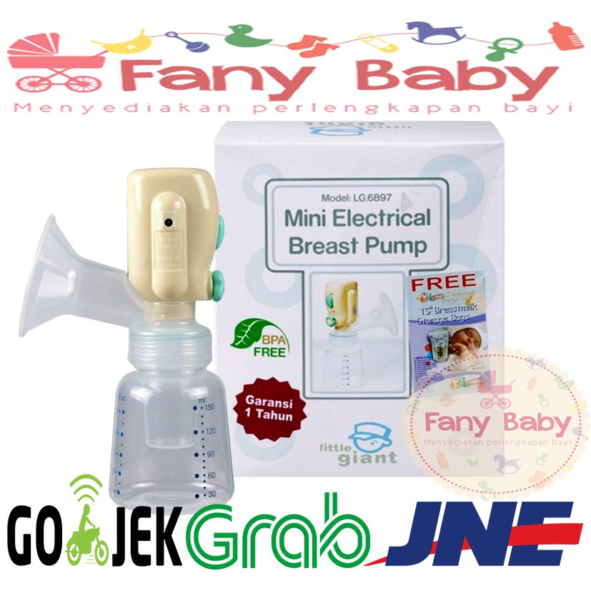 Little Giant Mini Elecktric Breastpump FREE Ange Bloom Drying Rack AG.110639