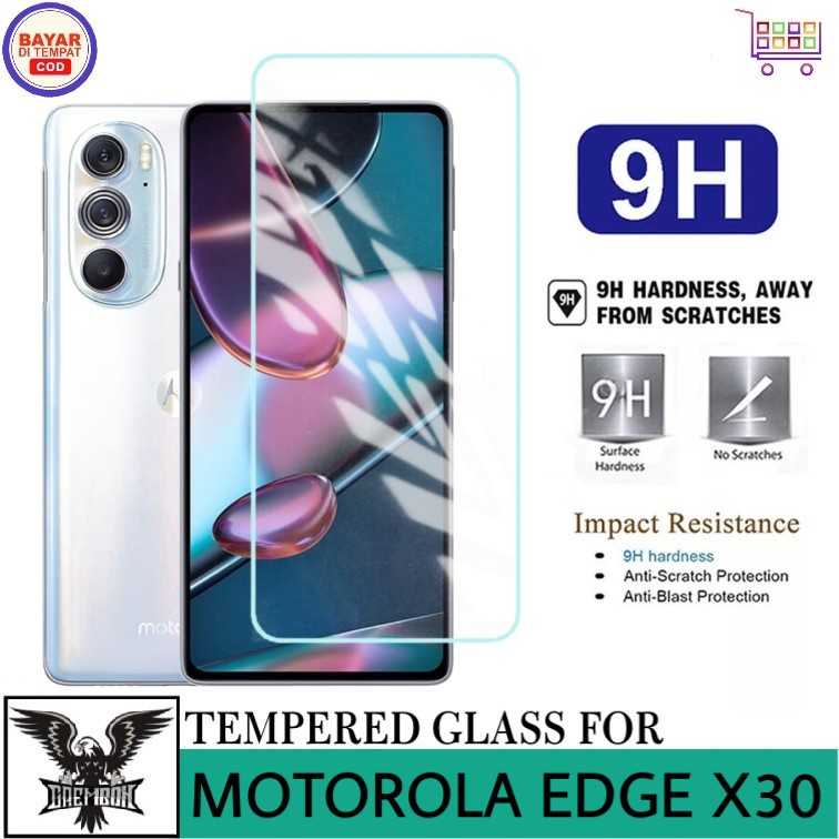 TEMPERED GLASS MOTOROLA EDGE X30 ANTI GORES KACA BENING CLEAR SCREEN GUARD