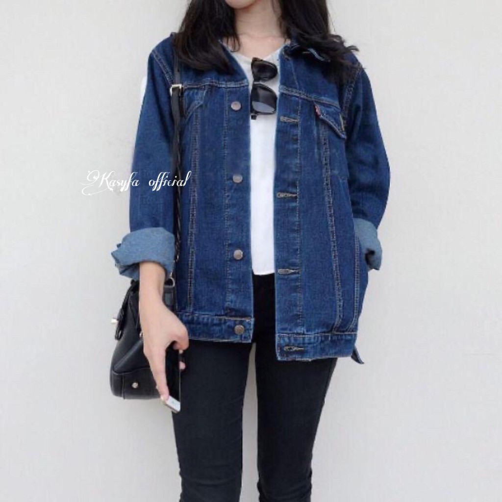 JAKET JEANS OVERSIZE PREMIUM