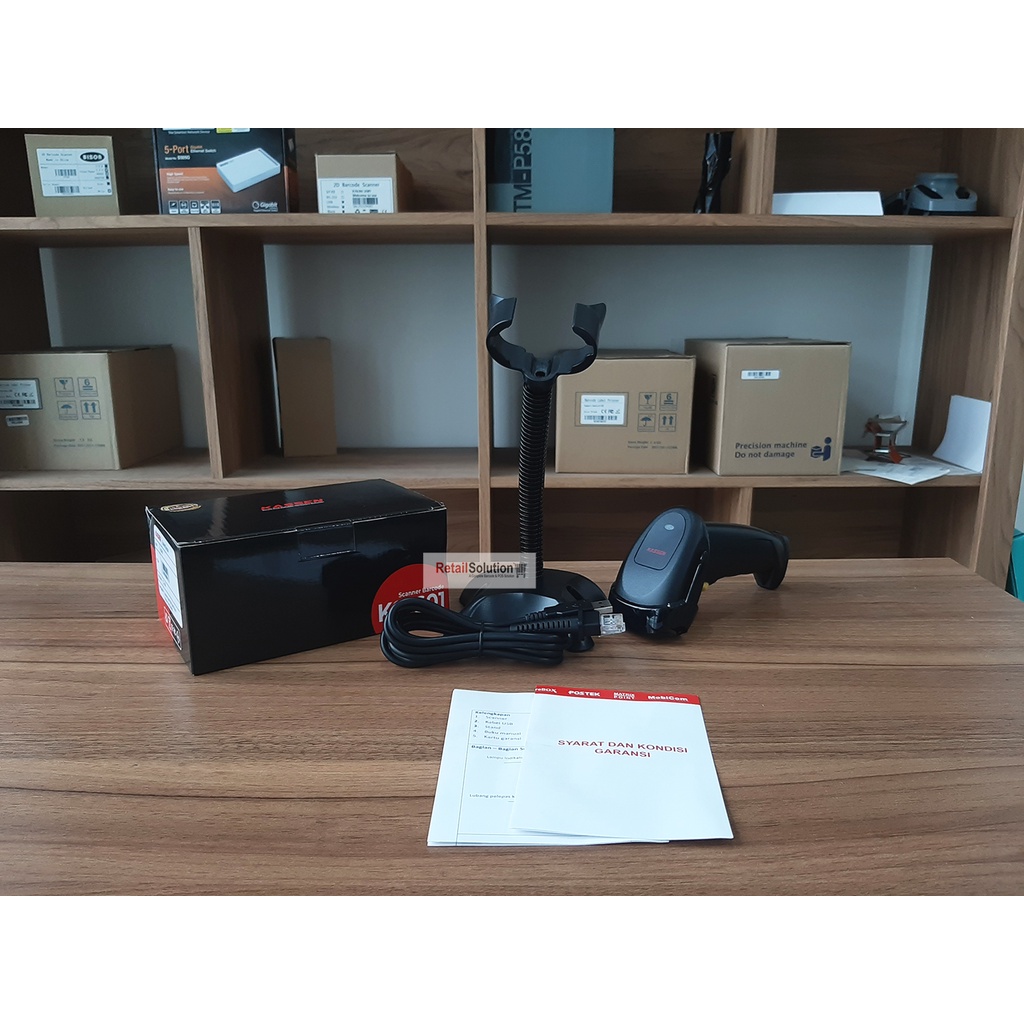 Barcode Scanner 1D Handheld Laser Auto Scan - Kassen KS601 / KS-601